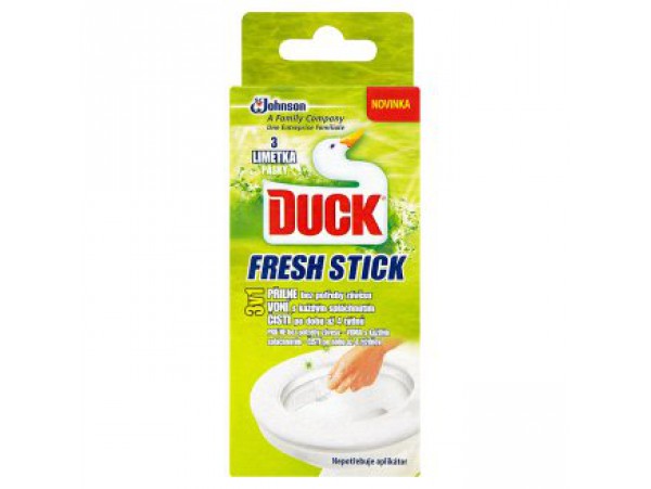Duck Стик для унитаза Стикер чистоты с ароматом лайма 27 г